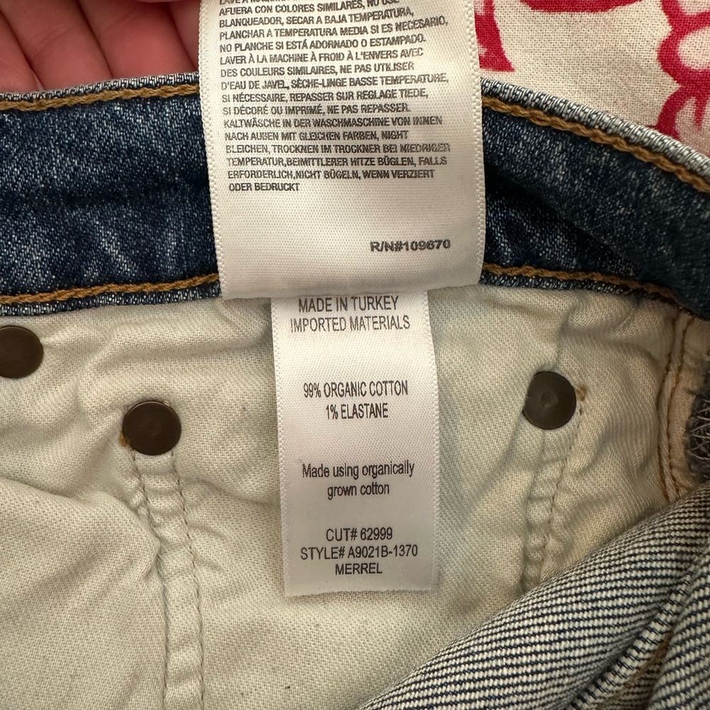 Agolde Women's Straight Leg Jeans in Blue - Picture 14 of 14